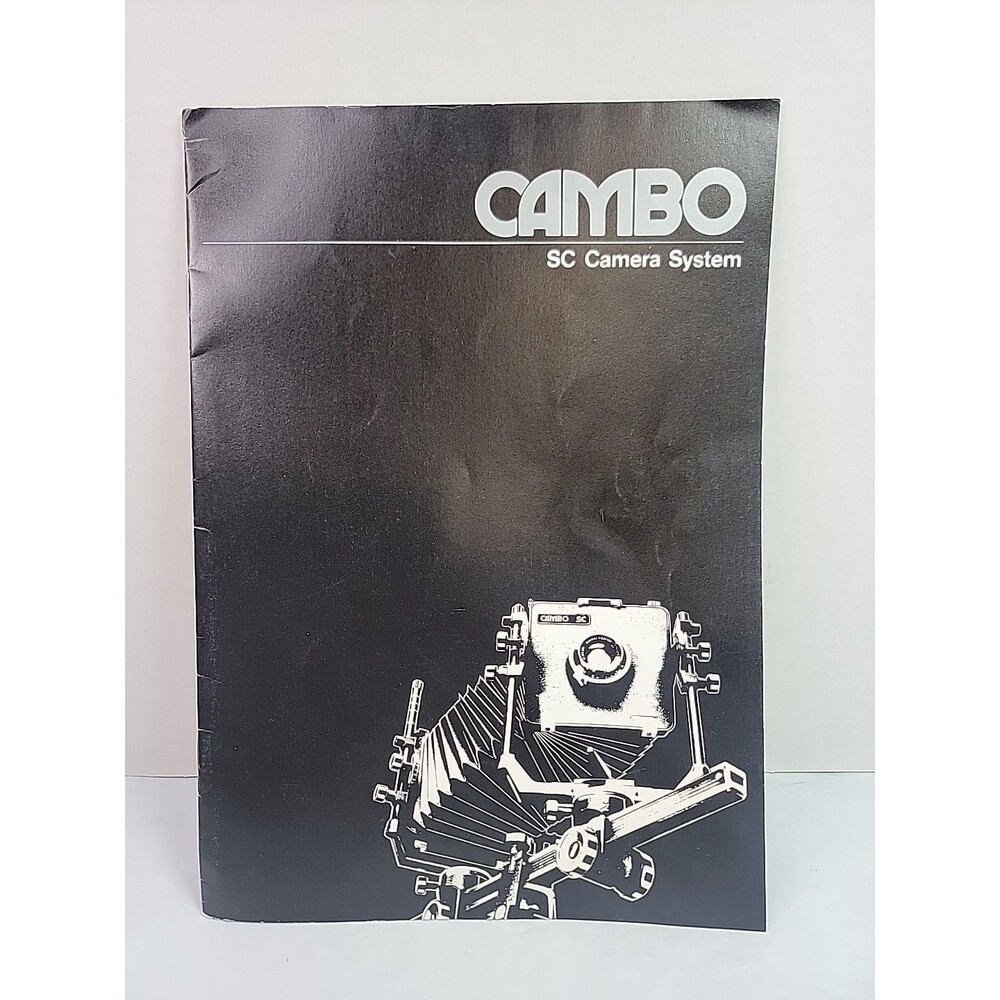 Vintage Cambo SC Camera System Brochure Catalog Large Format View Camera 4x5